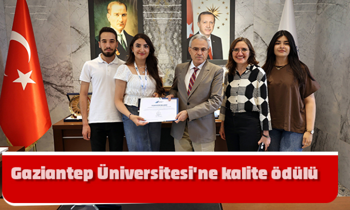 Gaziantep Üniversitesi'ne kalite ödülü