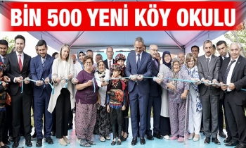 Bin 500 yeni köy okulu