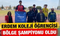 Erdem Koleji öğrencisi bölge şampiyonu oldu
